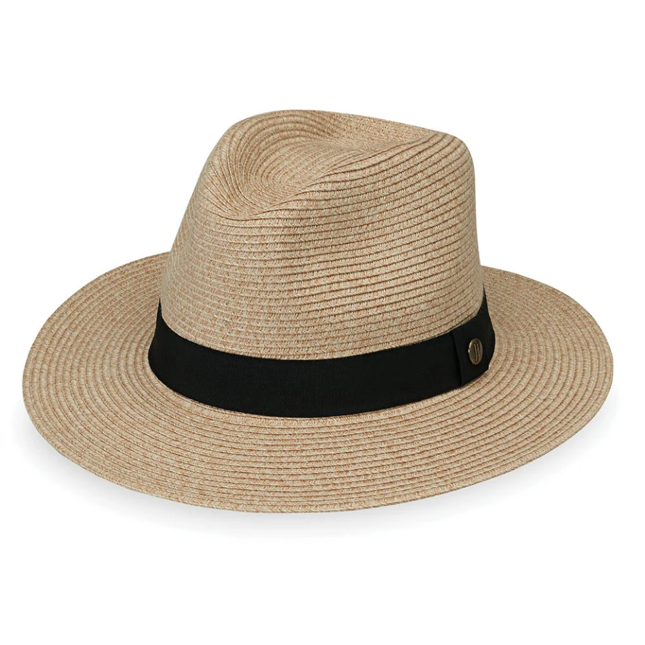 Wallaroo Palm Beach Fedora Sun Hat Beige