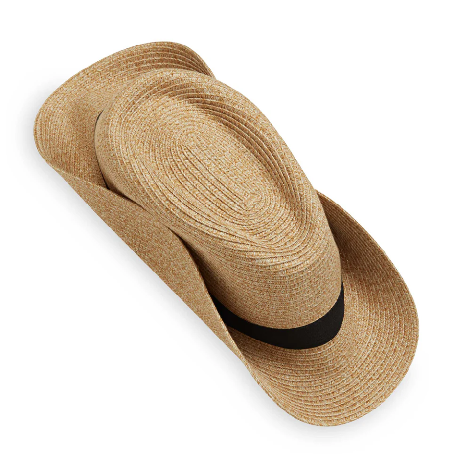 Wallaroo Palm Beach Fedora Sun Hat Beige