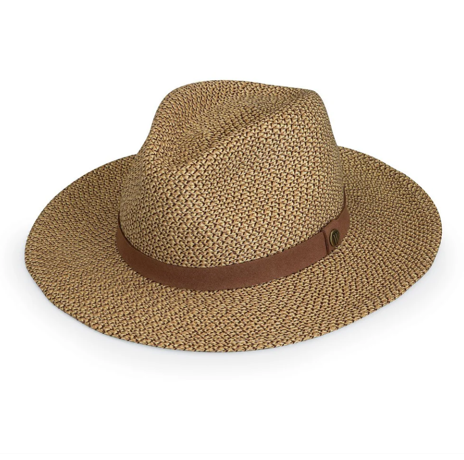 Wallaroo UPF Outback Fedora Sun Hat Brown