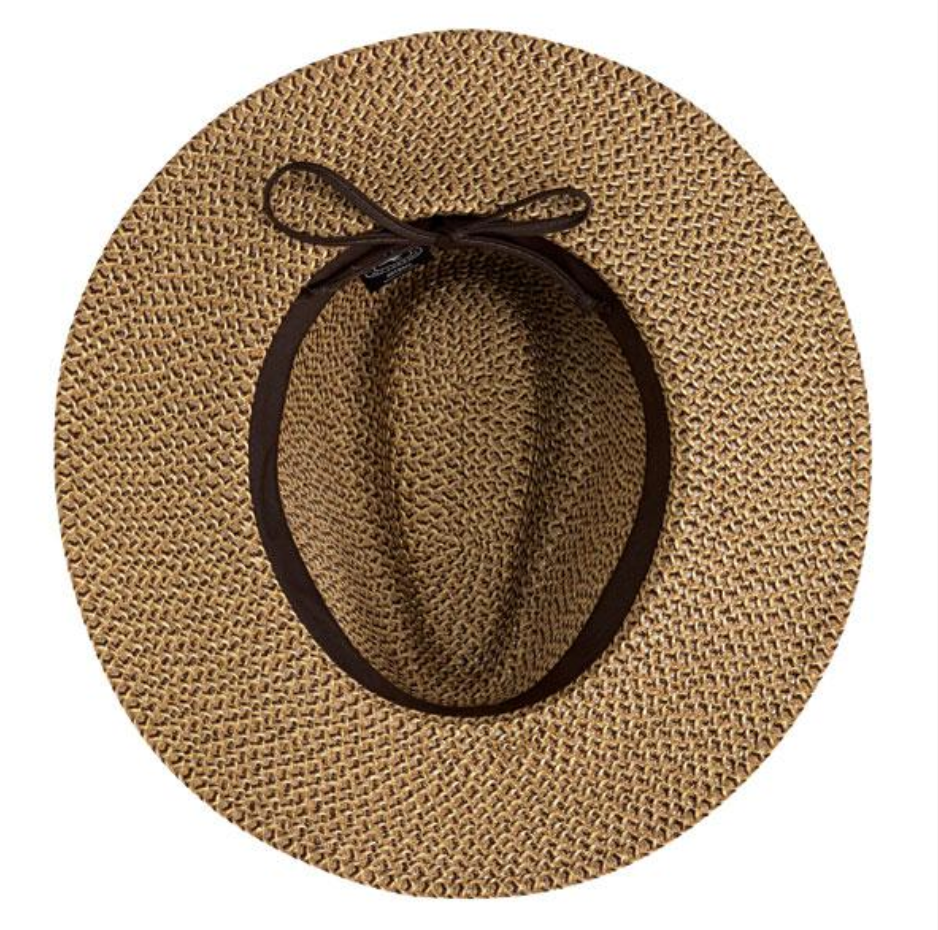 Wallaroo UPF Outback Fedora Sun Hat Brown