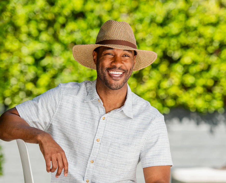 Wallaroo UPF Outback Fedora Sun Hat Brown