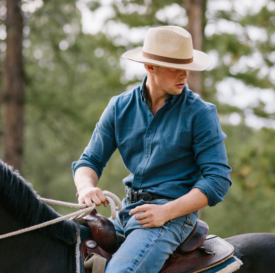Wallaroo UPF Outback Fedora Sun Hat Natural