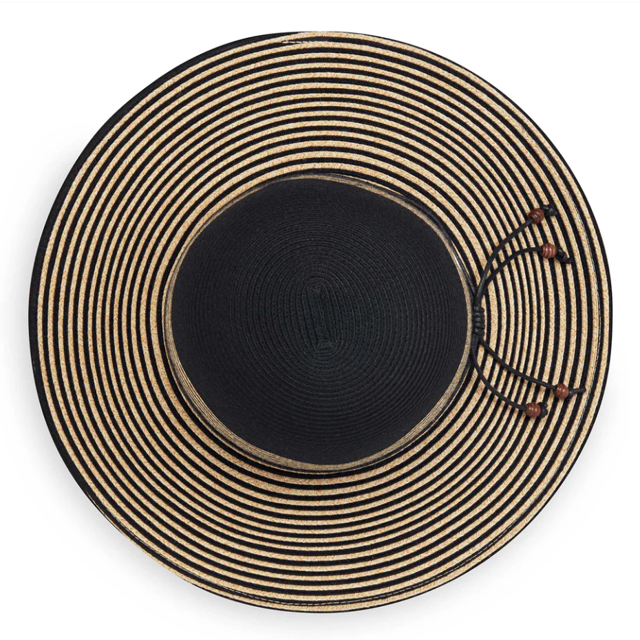 Wallaroo Petite Marseille Wide Brim Black/Natural