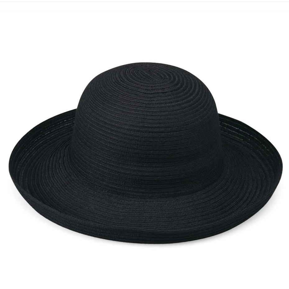 Wallaroo Sydney Wide Brim UPF Sun Hat Black