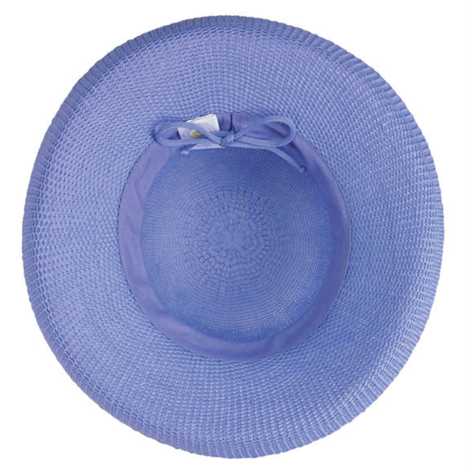Wallaroo Petite Victoria Wide Brim Sun Hat Hydrangea