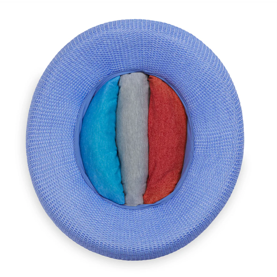 Wallaroo Petite Victoria Wide Brim Sun Hat Hydrangea