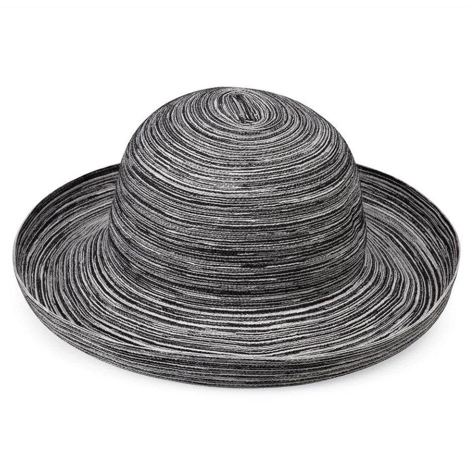 Wallaroo Sydney Wide Brim UPF Sun Hat Black/White