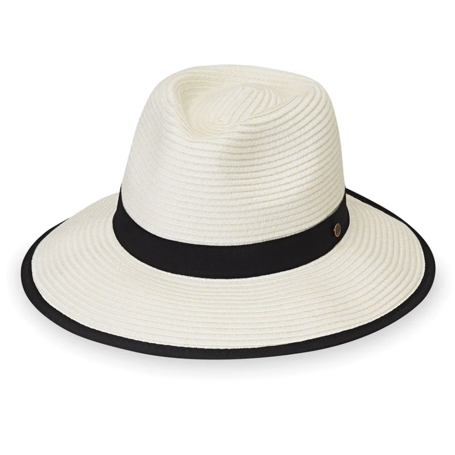 Wallaroo Gabi Ponytail Fedora UPF Sun Hat Ivory