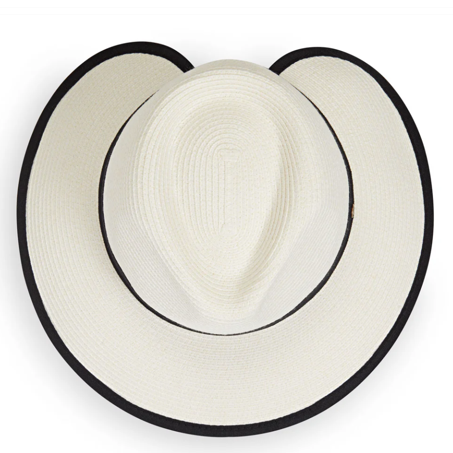 Wallaroo Gabi Ponytail Fedora UPF Sun Hat Ivory