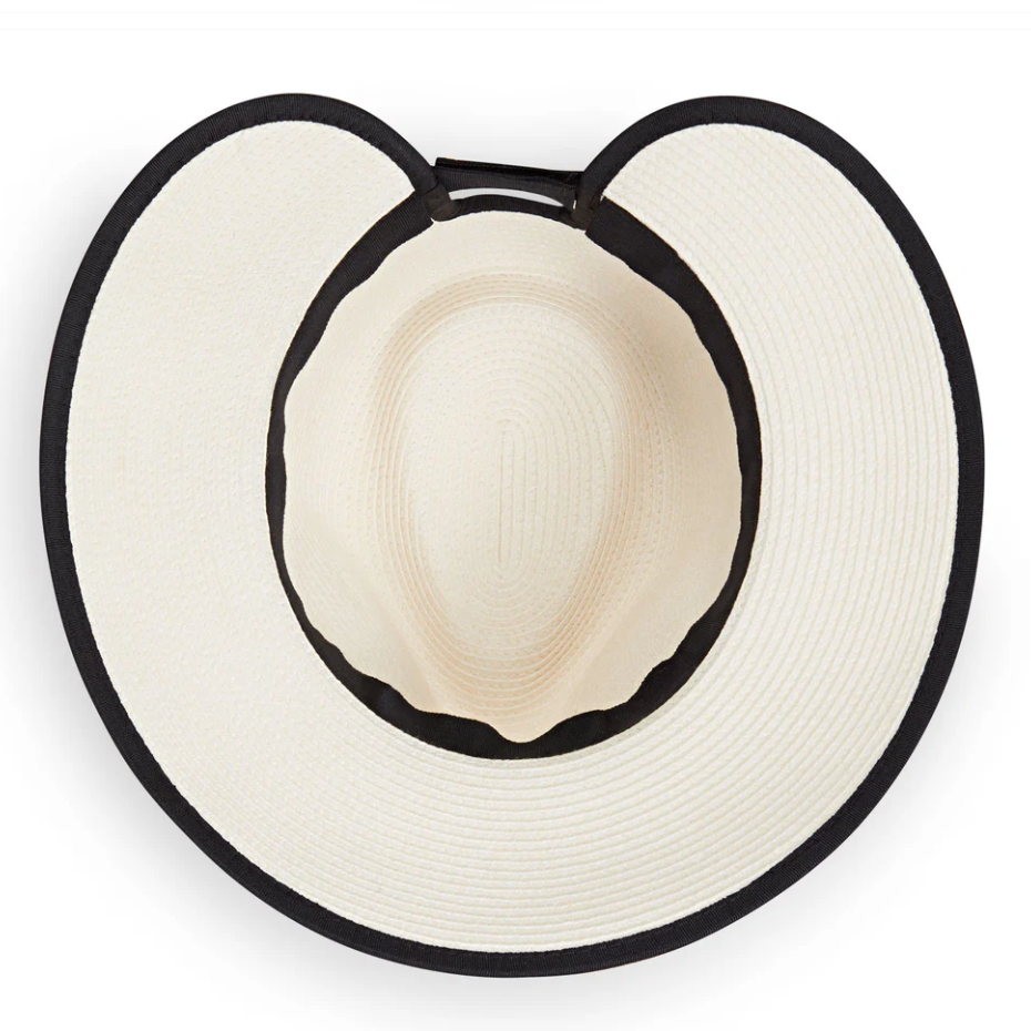 Wallaroo Gabi Ponytail Fedora UPF Sun Hat Ivory