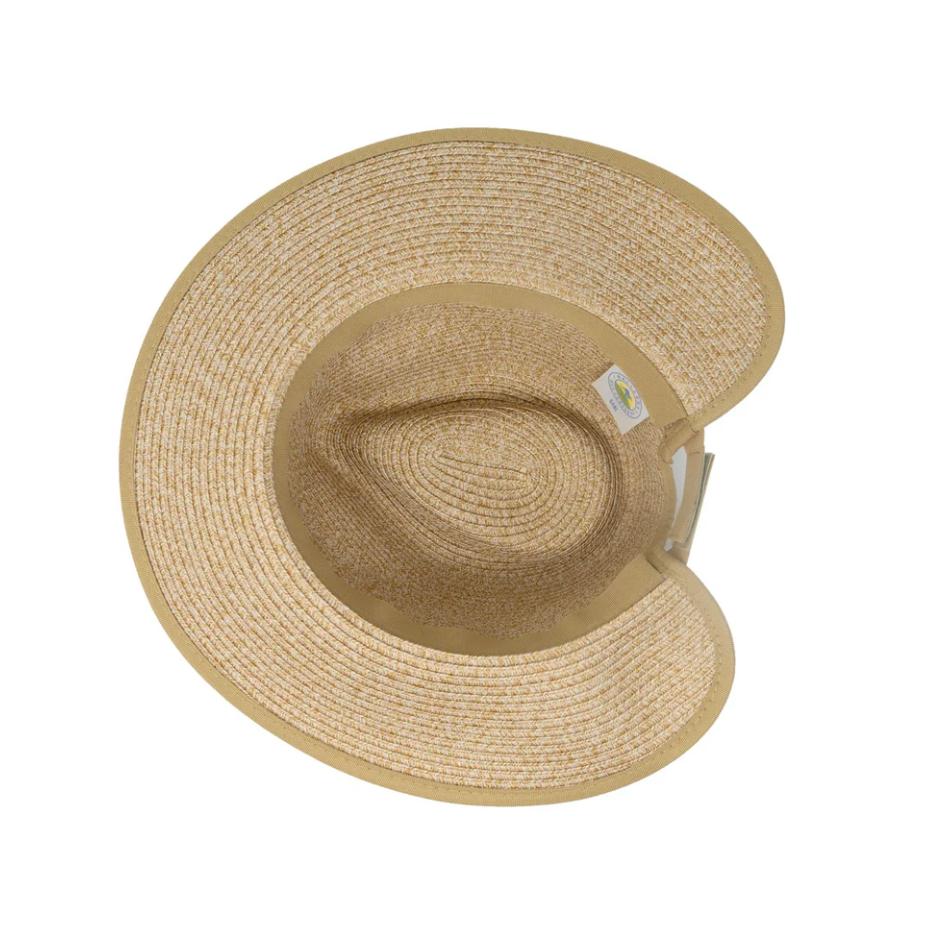 Wallaroo Gabi Ponytail Fedora UPF Sun Hat Beige