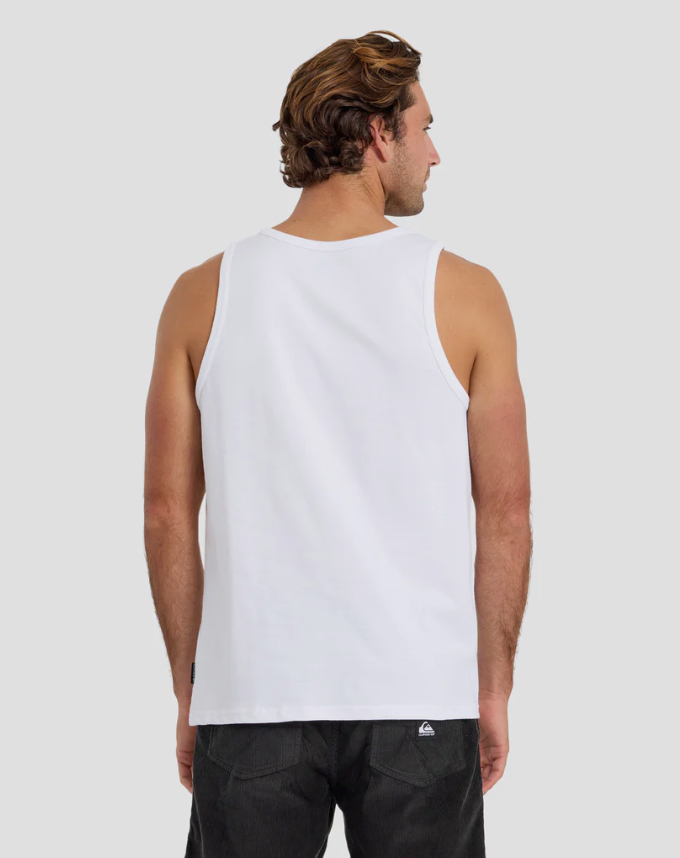 Quiksilver Floater Stripe Tank - White
