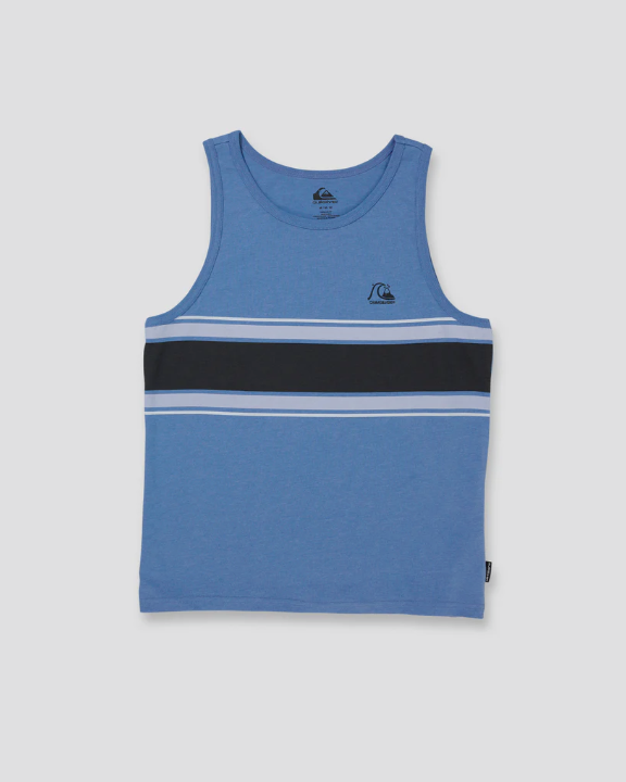 Quiksilver Floater Stripe Tank - Riviera Heather