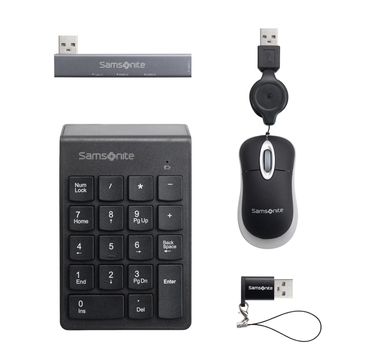 Samsonite Travel Accessories 4 Piece Tech Set