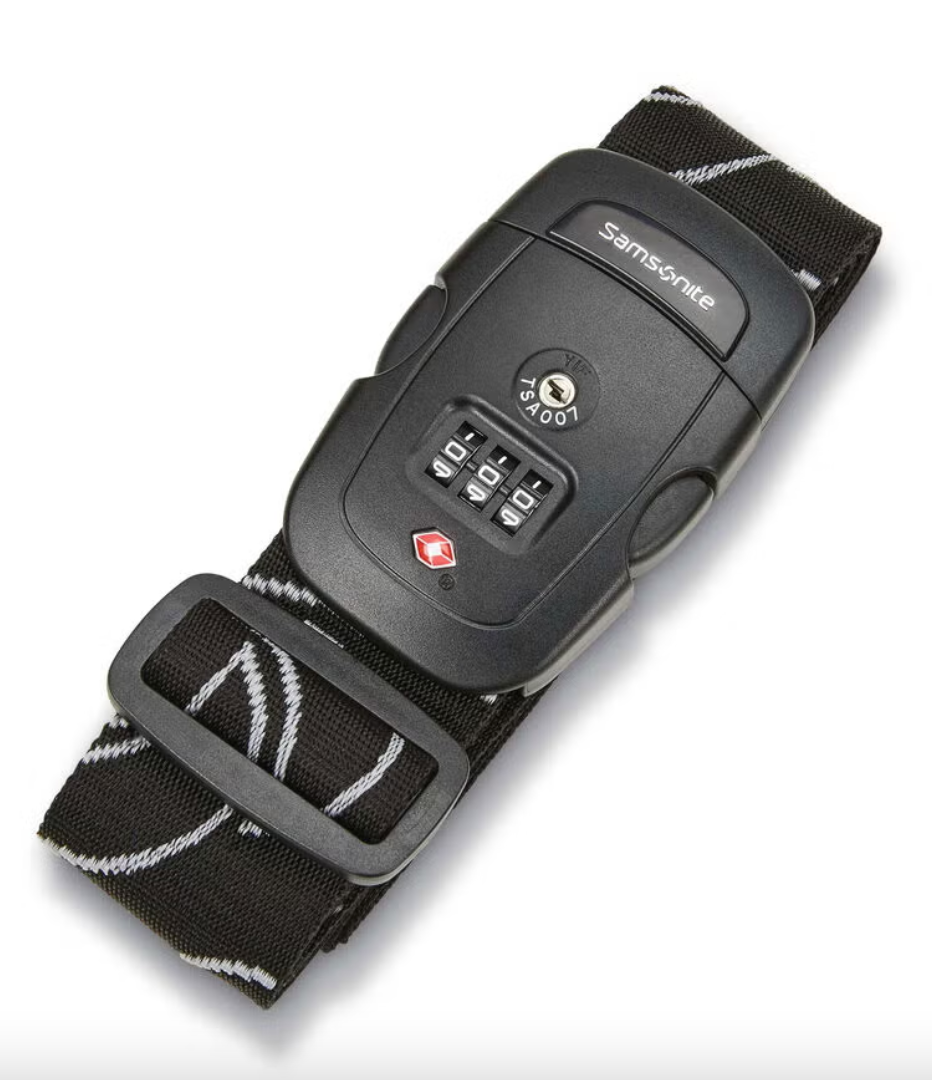 Samsonite 3 Dial Travel Sentry Combination Luggage Strap
