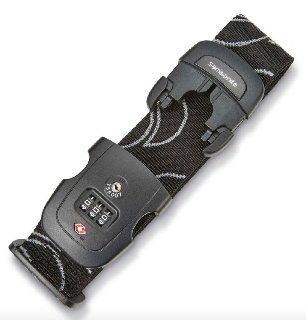 Samsonite 3 Dial Travel Sentry Combination Luggage Strap