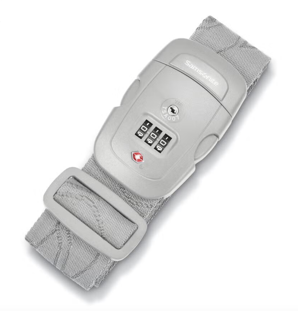 Samsonite 3 Dial Travel Sentry Combination Luggage Strap