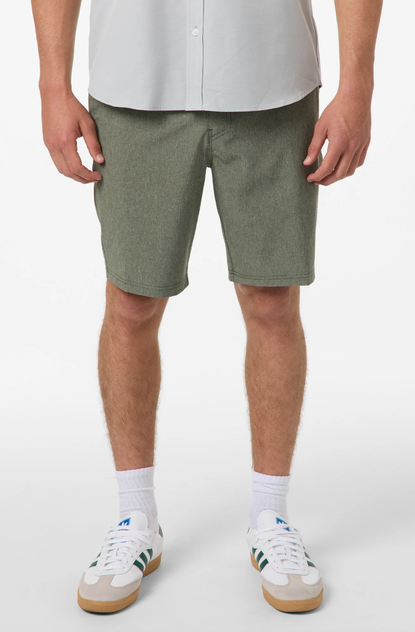 O'Neill Reserve Heather 19" Hybrid Short - Heather Mulled Basil