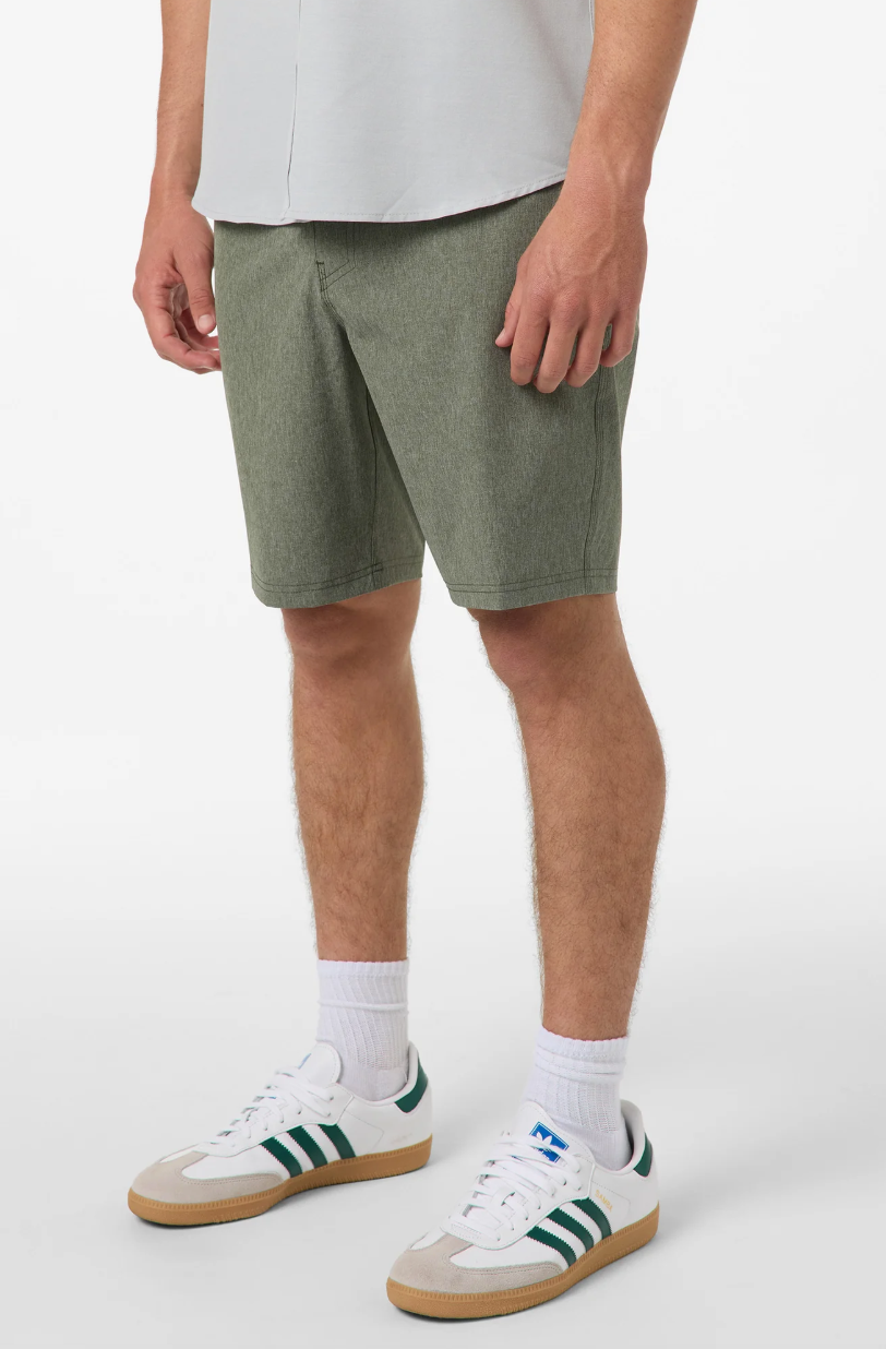 O'Neill Reserve Heather 19" Hybrid Short - Heather Mulled Basil