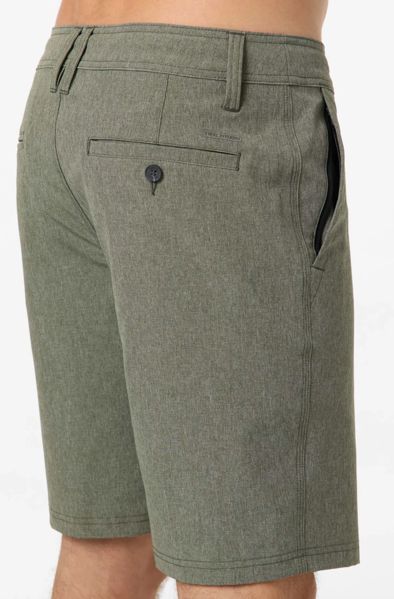 O'Neill Reserve Heather 19" Hybrid Short - Heather Mulled Basil