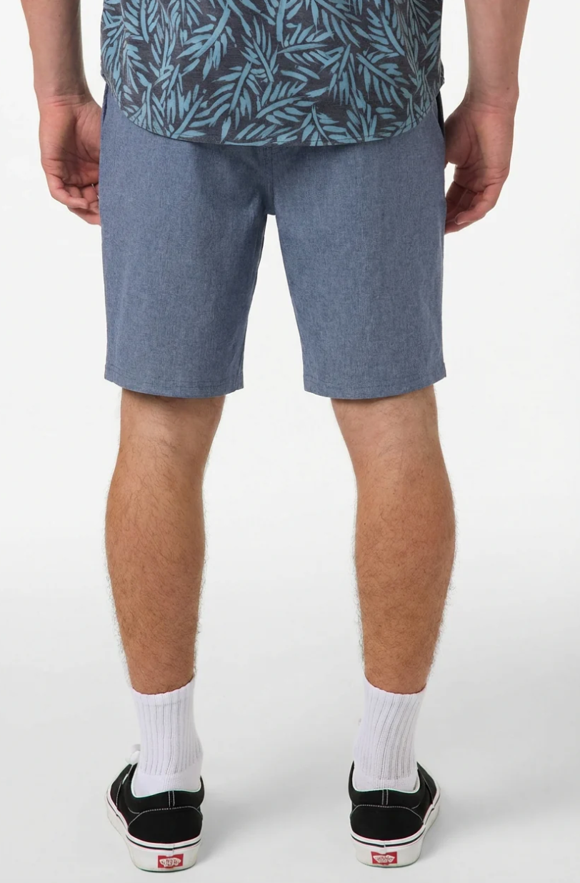 O'Neill Reserve Heather 19" Hybrid Short - Navy Heather