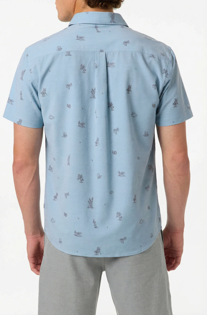 O'neill TRVLR Traverse Woven Mens Shirt - Lead