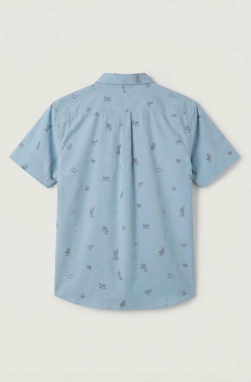 O'neill TRVLR Traverse Woven Mens Shirt - Lead