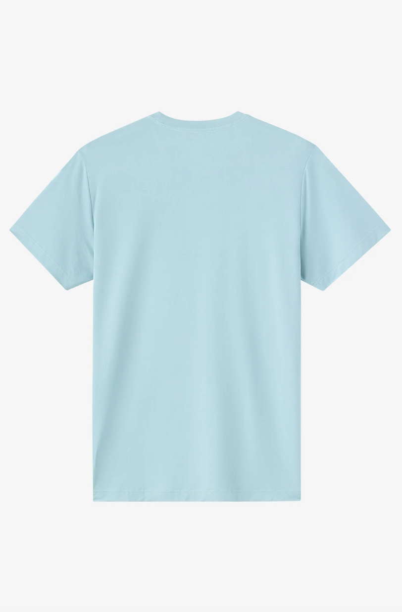 O'Neill Triple Stack UPF Short Sleeve Rashguard - Stone Blue