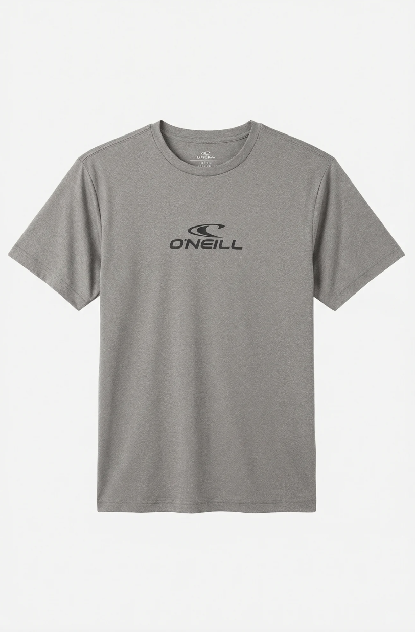 O'Neill Jack UPF Short Sleeve Rashguard - Gargoyle Melange
