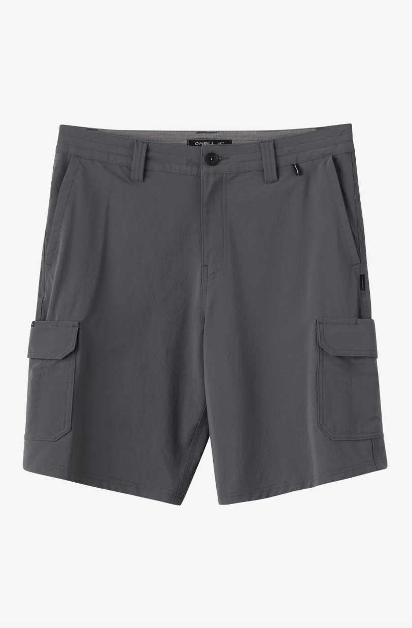 O'Neill TRVLR Cargo Hybrid 20" Short - Dark Shadow