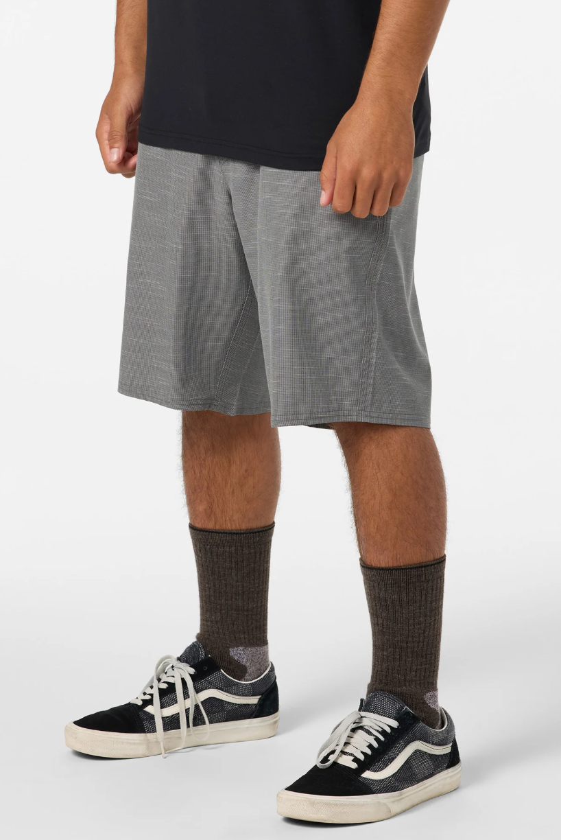 O'neill Portola Slub Check 20" Hybrid Short Gargoye