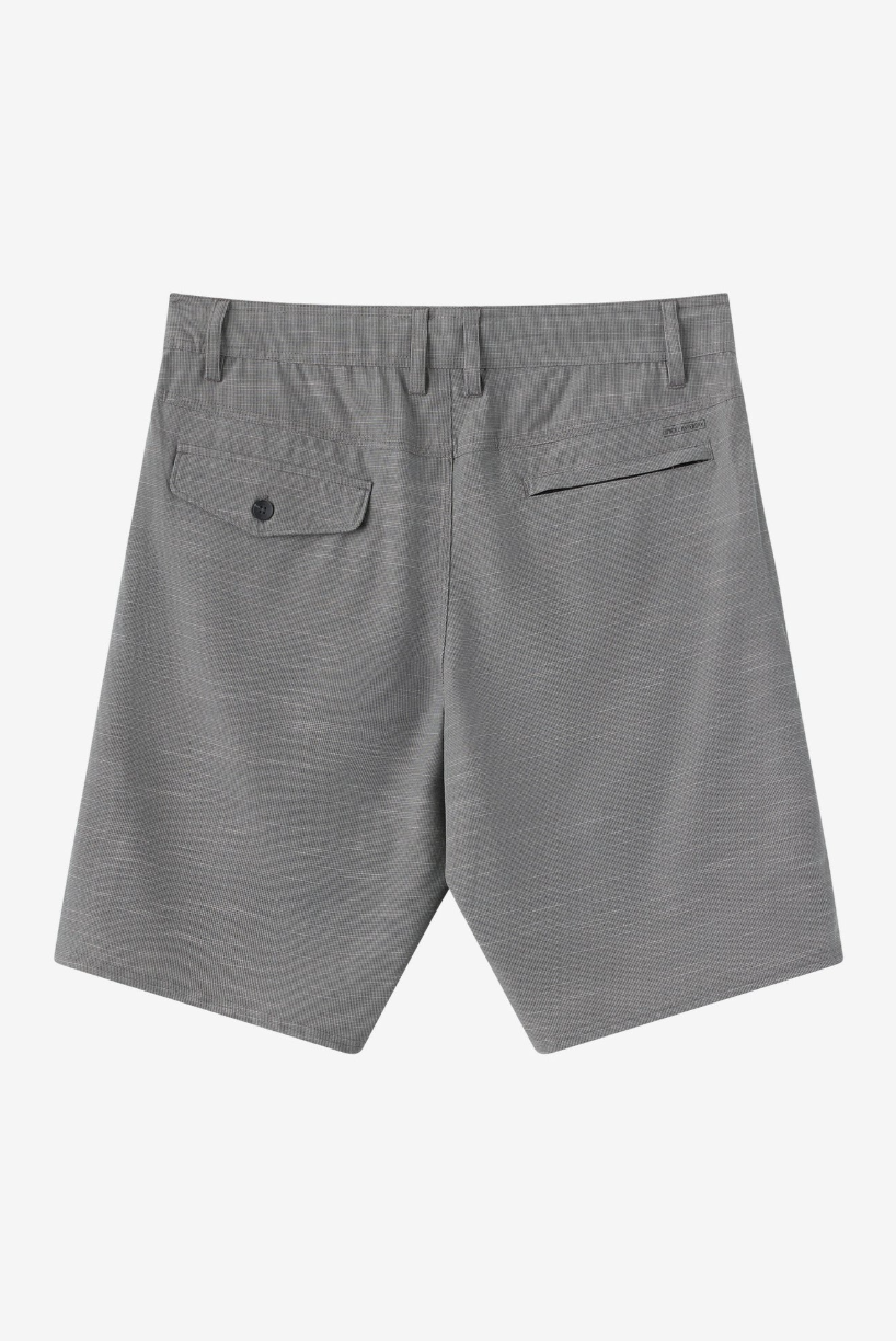 O'neill Portola Slub Check 20" Hybrid Short Gargoye