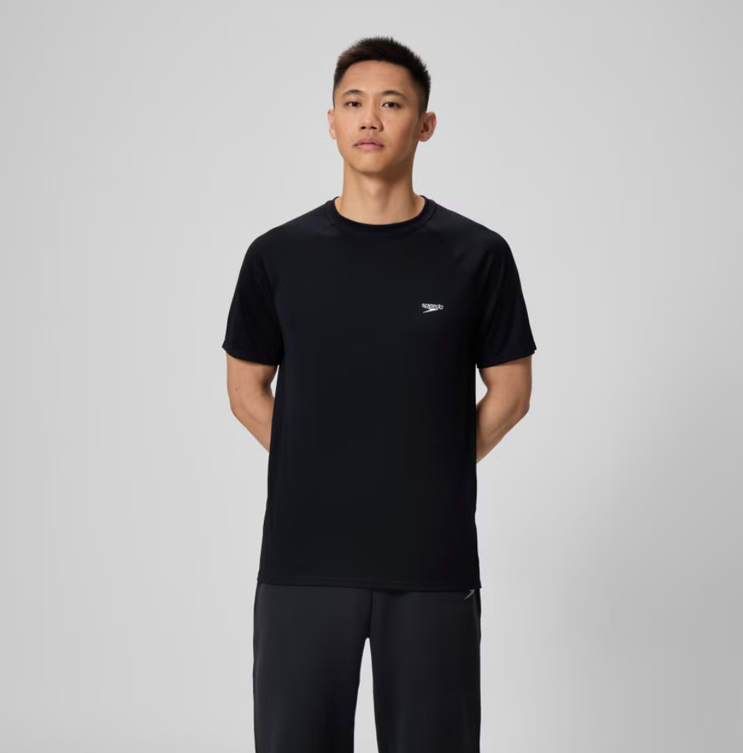 Speedo Men's New Easy Short Sleeve Swim Rashguard