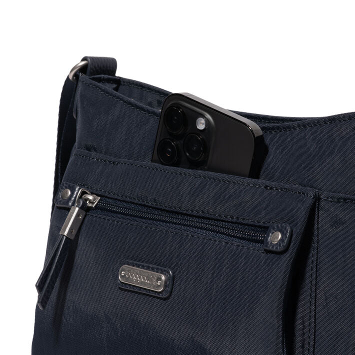 Baggallini Uptown Bag with RFID Phone Wristlet
