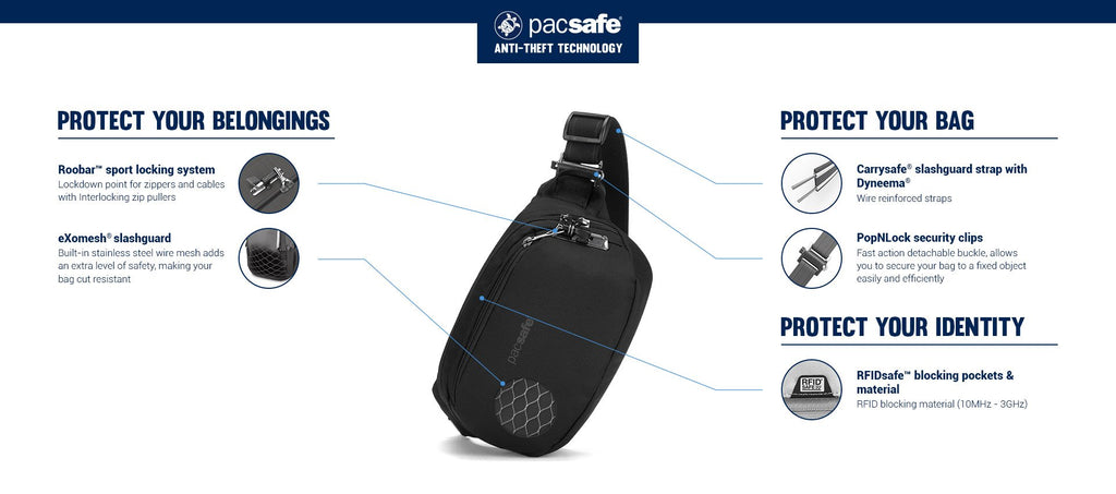 Pacsafe® V Anti-Theft Hip Pack