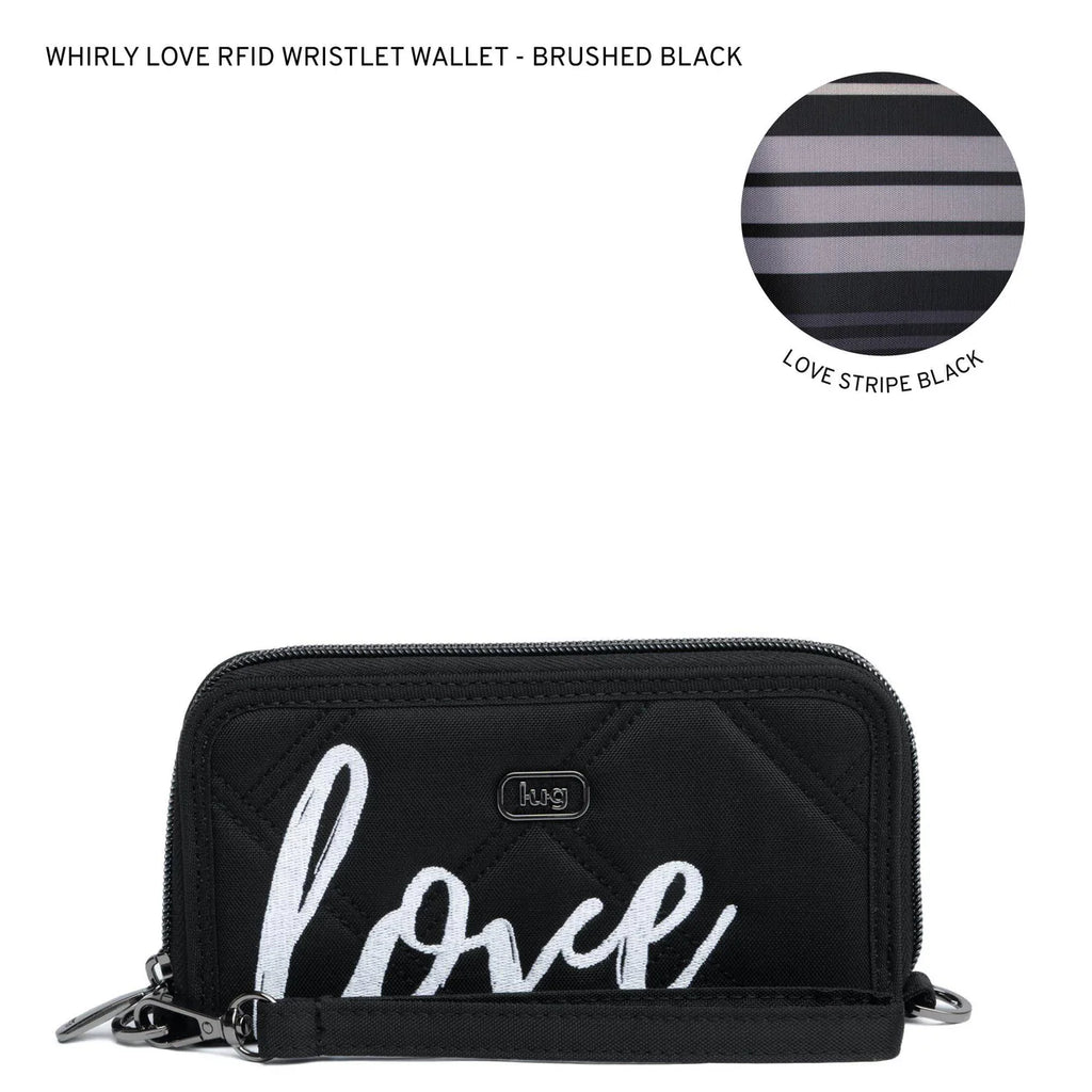 Lug Whirly Love RFID Wristlet Wallet