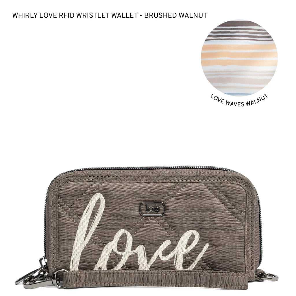 Lug Whirly Love RFID Wristlet Wallet