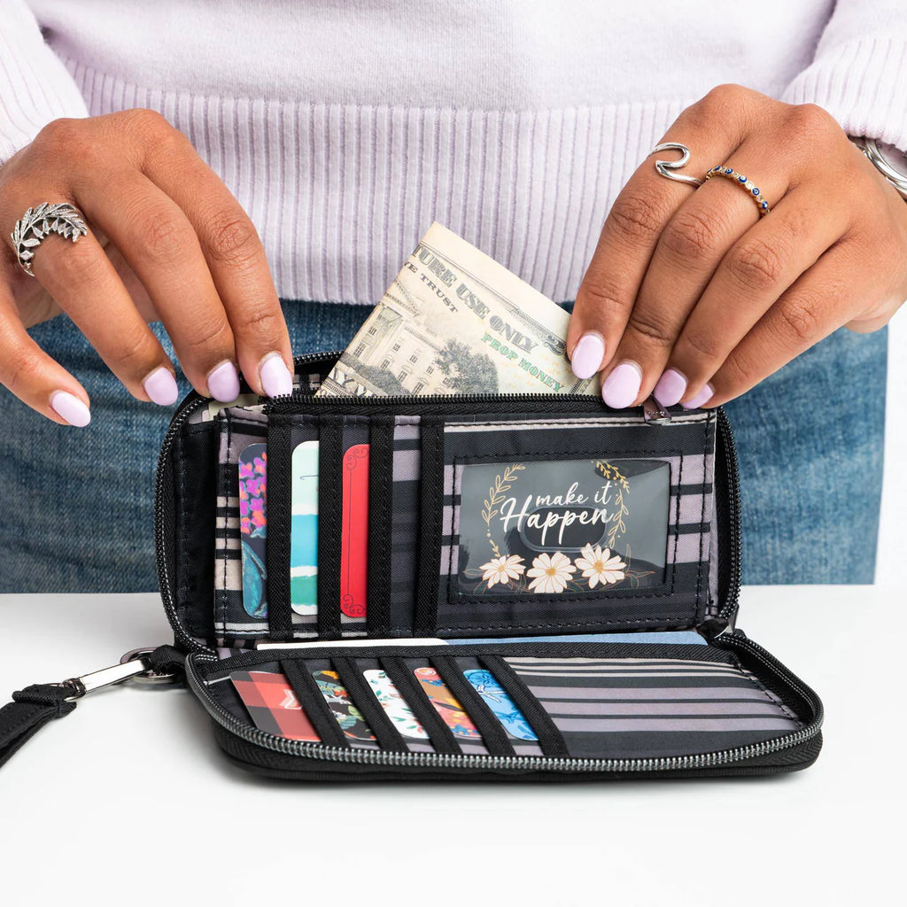 Lug Whirly Love RFID Wristlet Wallet