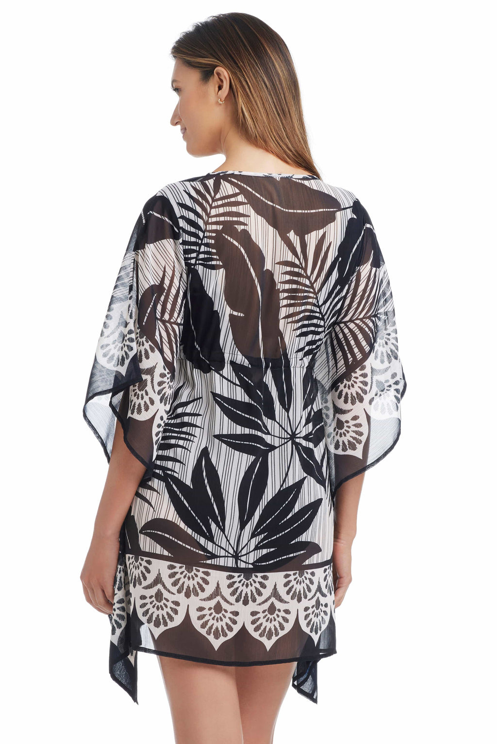 Bleu: Rod Beattie Island Time Caftan Coverup