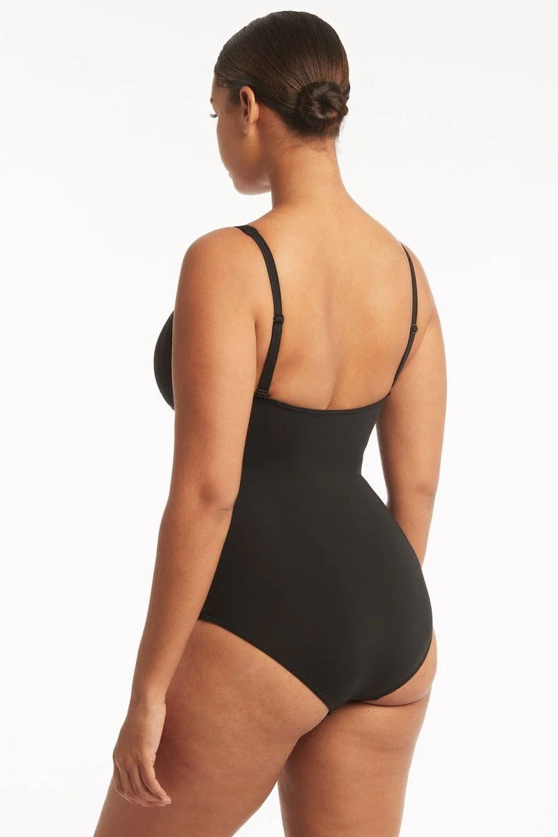 SEA LEVEL AUSTRALIA Eco Essentials Cross Front One Piece