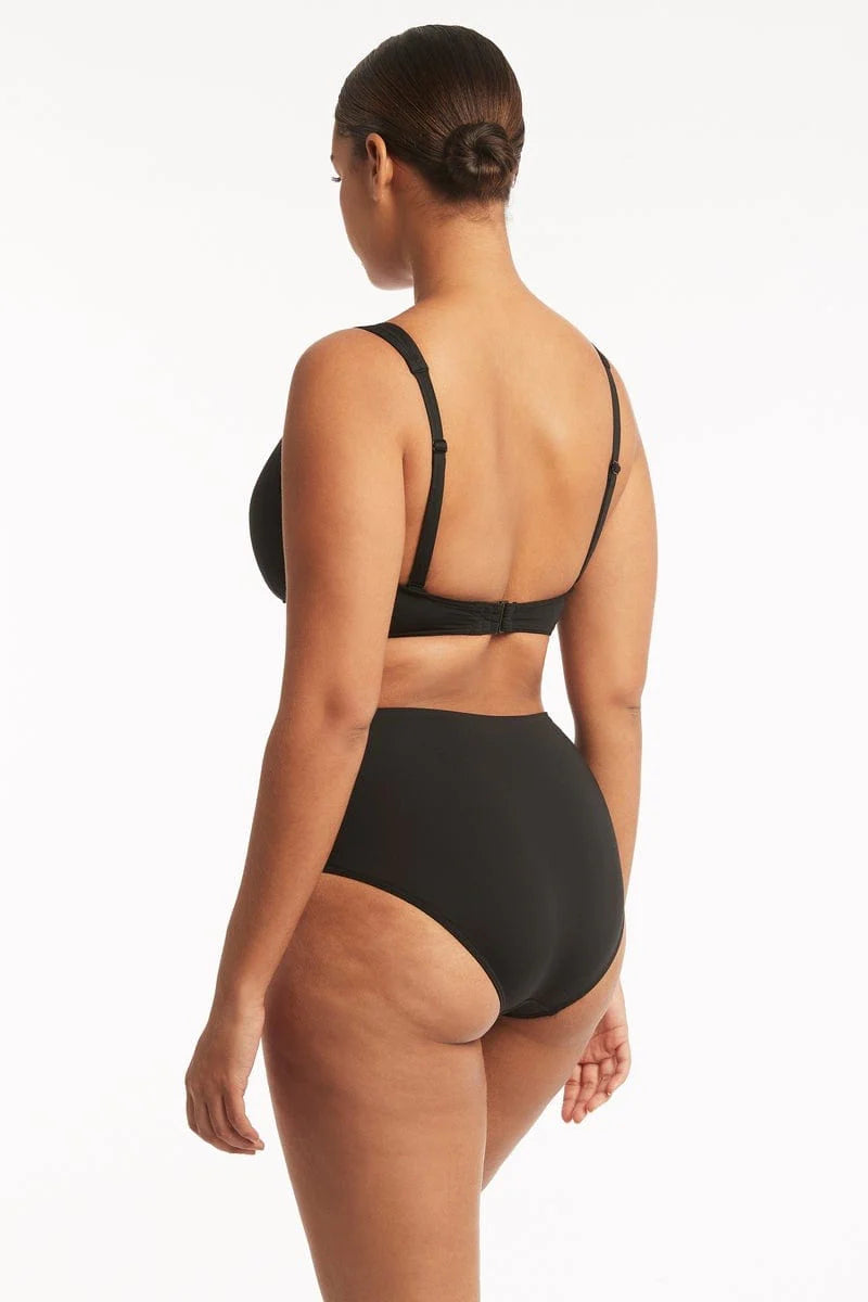 SEA LEVEL AUSTRALIA Eco Essentials High Waist Gathered Side Pant