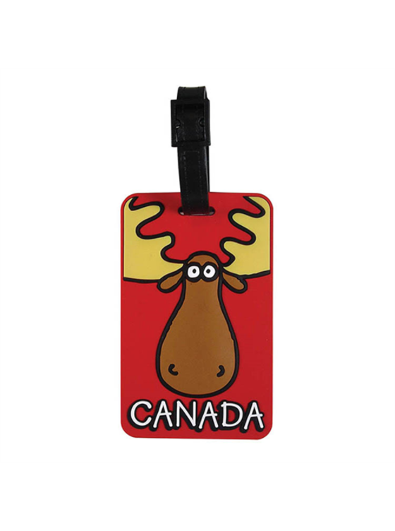 Stone Age Luggage Tag Moose